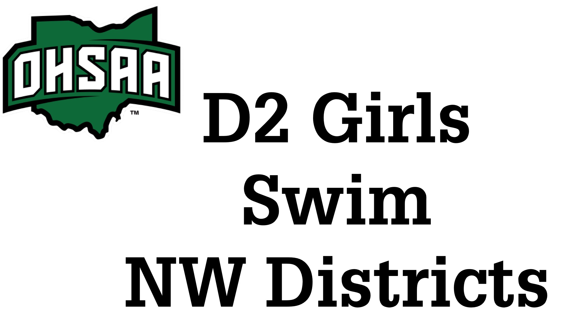 2026 D2 Girls NW District Swim Meet